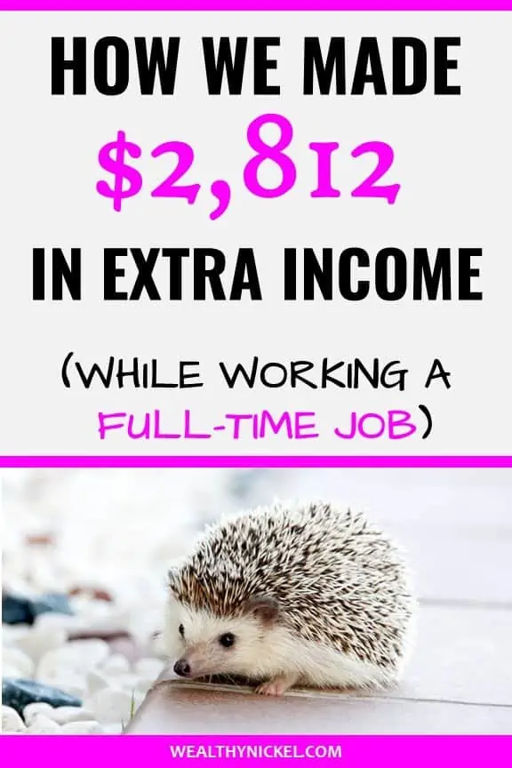 Check out our family's monthly side hustle income report! See all the ways we make extra income through side jobs while still working full-time, and our #1 favorite way to make money from home (it made us over $100k last year!) #incomereport #extraincome #workfromhome #passiveincome #sidehustles #sidehustleideas #makemoneyfromhome #realestateinvesting