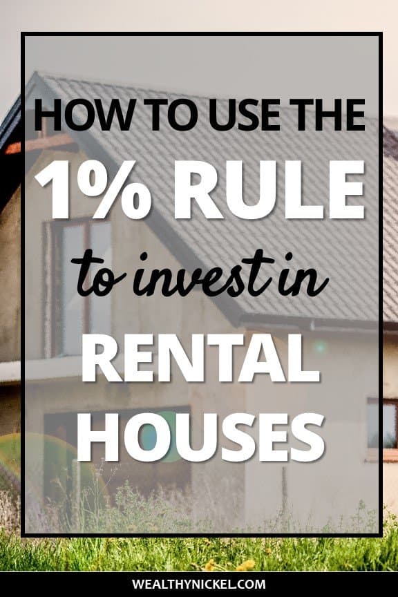 how to use the 1% rule real estate math