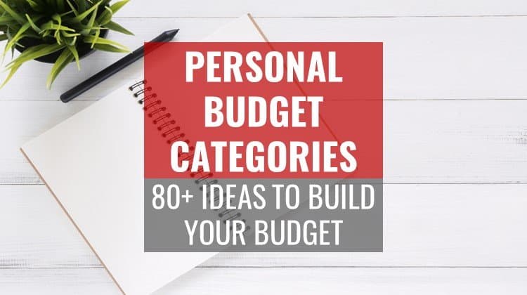 personal budget categories list feature image