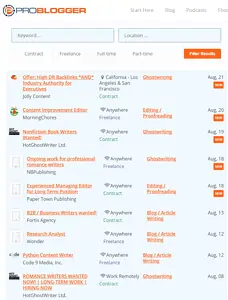 Problogger job board