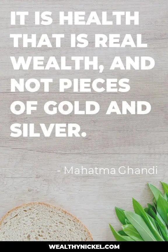 health is more important than wealth