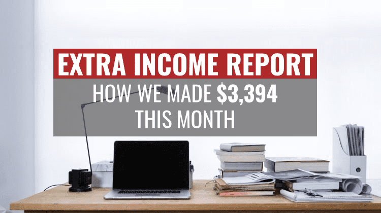 Side Hustle Income Report - $3,394 in Sept 2019