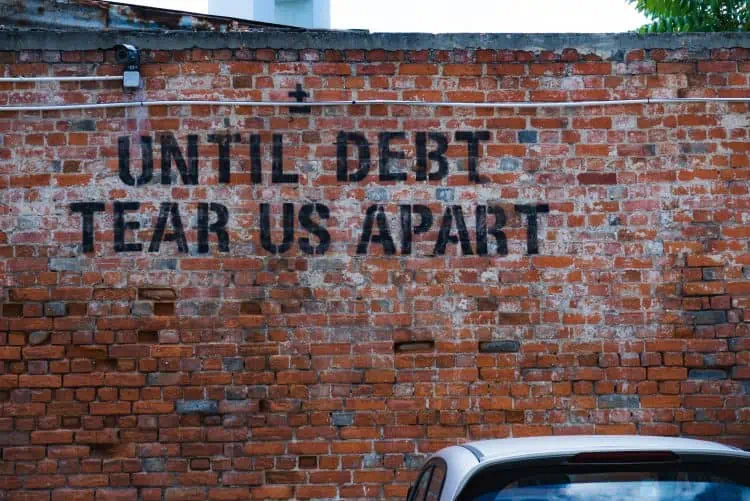 until debt tear us apart