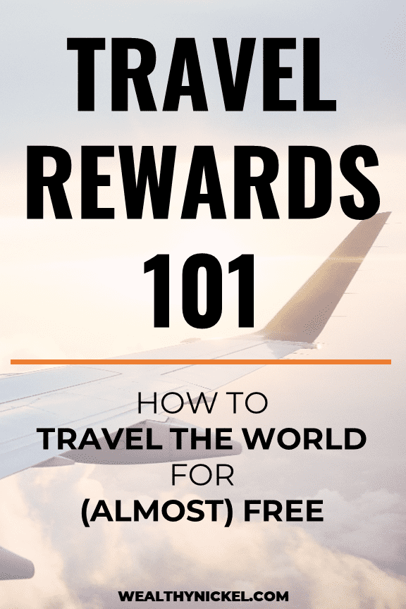 Learn how to travel for cheap or even free with this 6 step travel rewards process! Maximize your free travel with credit card rewards, sign-up bonuses, and airline and hotel rewards programs. Travel the world while still saving money and staying within your travel budget! #travel #creditcardrewards #savingmoney #freetravel