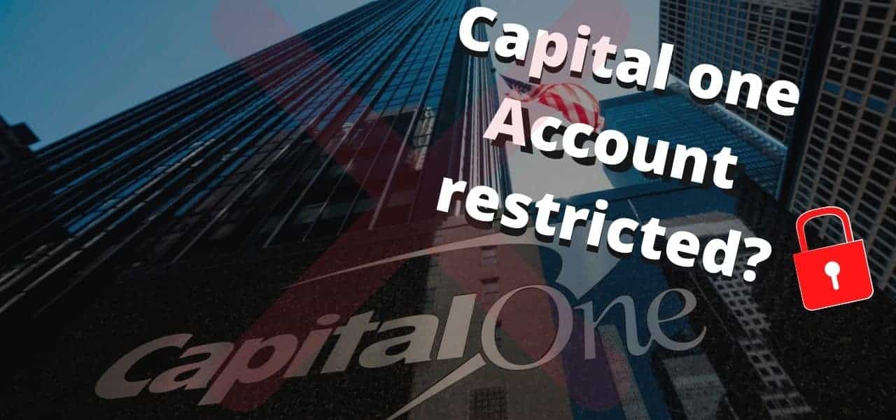 This Account Is Currently Restricted Capital One