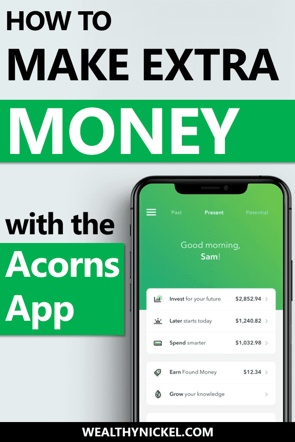 Learn 6 strategies to make money with the Acorns app ($500+ per year!) Learn how to automate your money saving ideas, make extra money online, and create passive income with these finance tips! The Acorns app is perfect for investing for beginners.