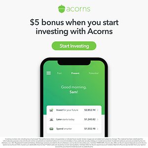 acorns $5 bonus