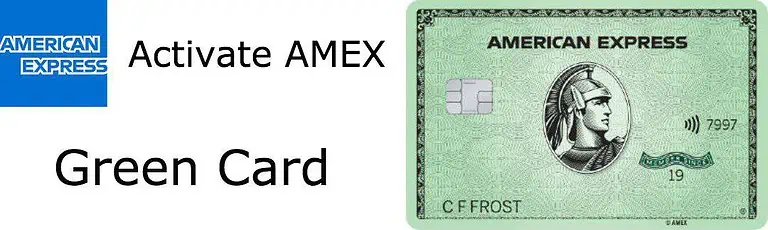 activate amex green card
