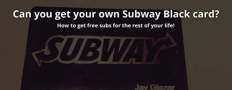 subway blackcard