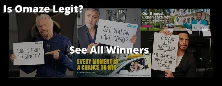 is omaze legit, all winners