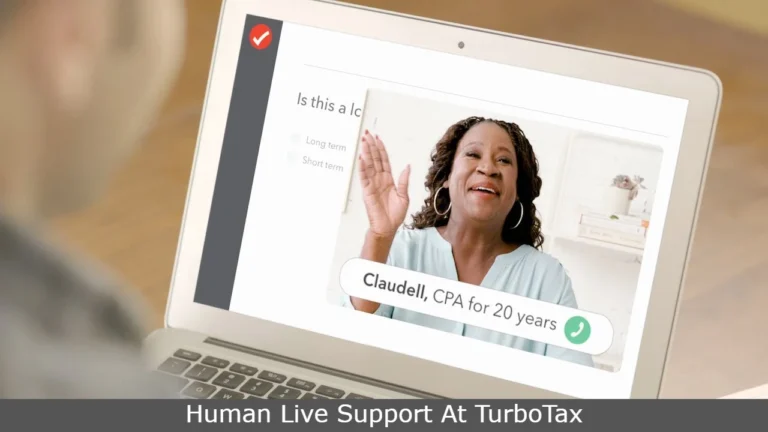 human live support at turbotax