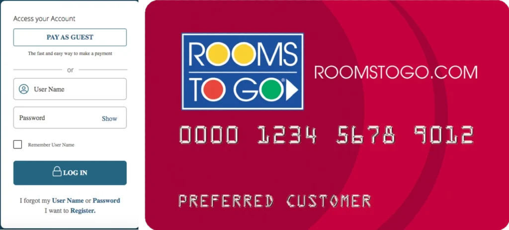 Rooms to go credit card login