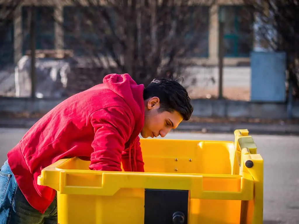 dumpster diving