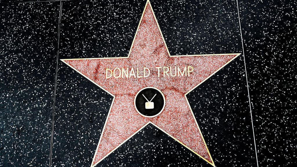Donald Trump Hollywood star