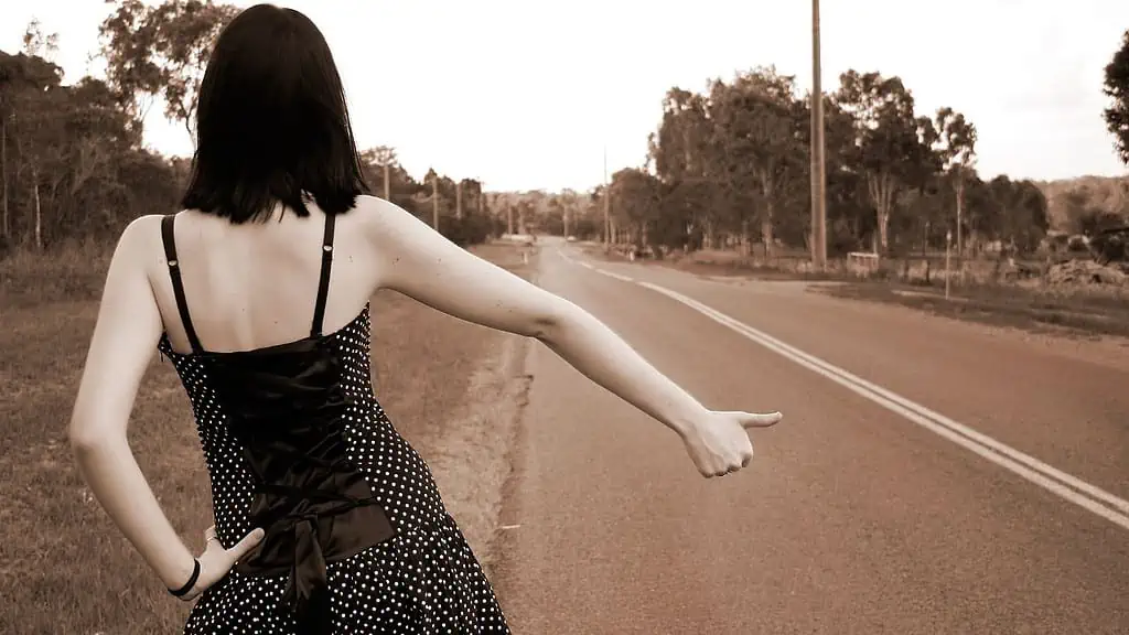 woman hitchhiking ss - 11 Things You Wouldn't Understand - Unless You Grew up Poor