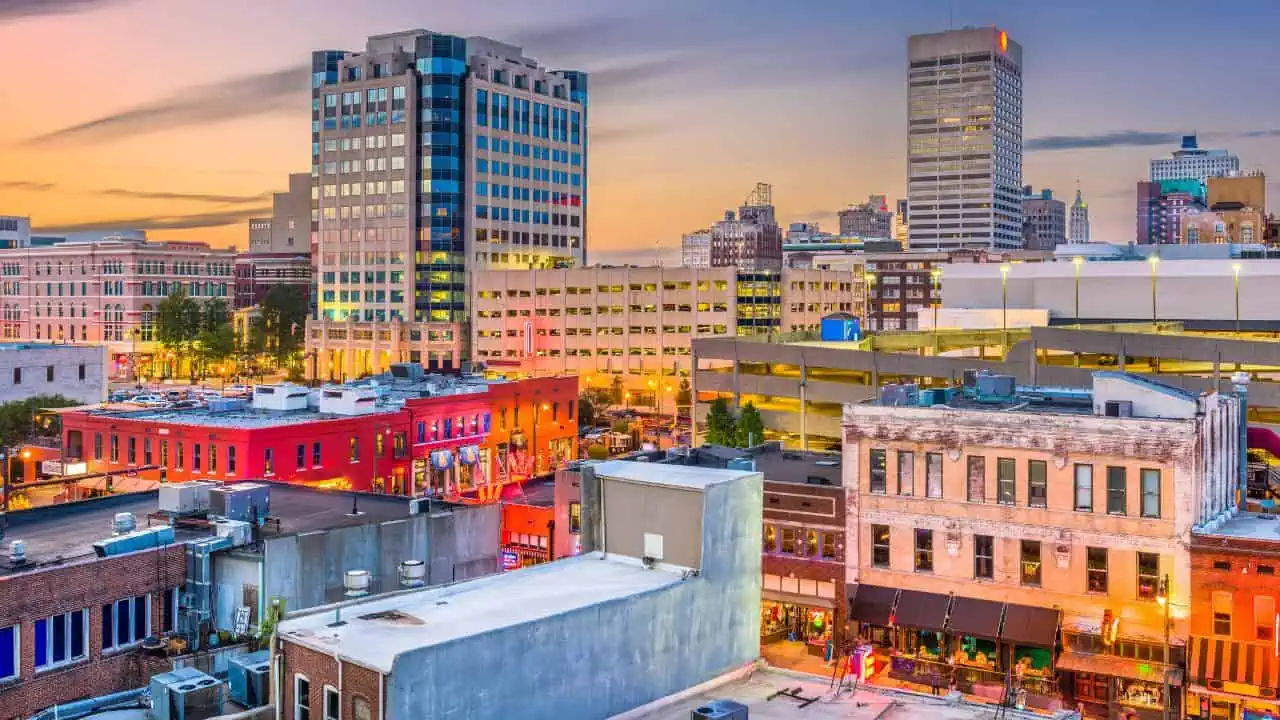 memphis tennessee ss - 12 Best Cities for Remote Workers in the US: "Ultimate Work-Life Balance"