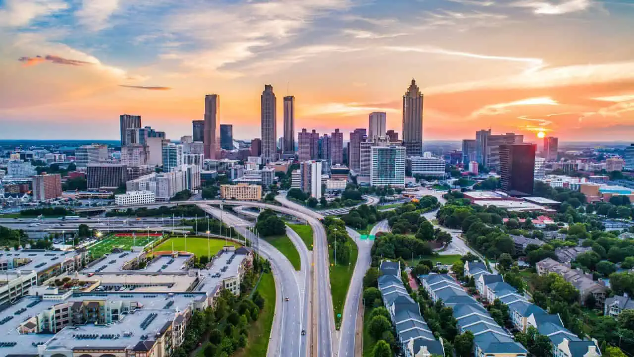 atlanta georgia ss - 12 Best Cities for Remote Workers in the US: "Ultimate Work-Life Balance"