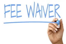 annual fee waiver