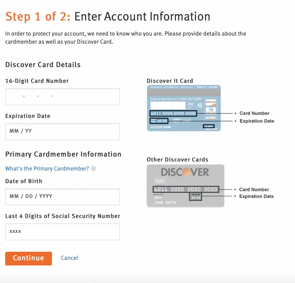 Discover Card Login