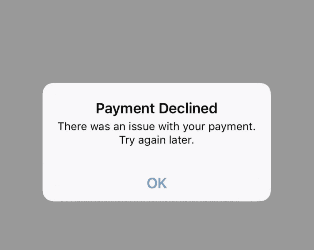 There was an Issue with Your Payment on Venmo