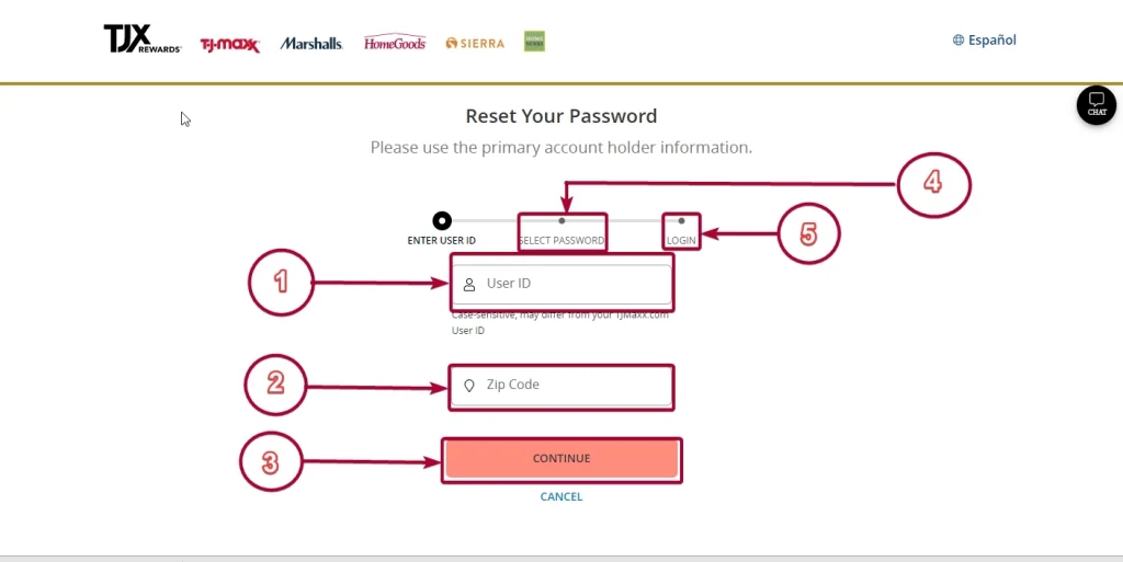 TJMAXX credit card reset password - TJMAXX Credit Card Login