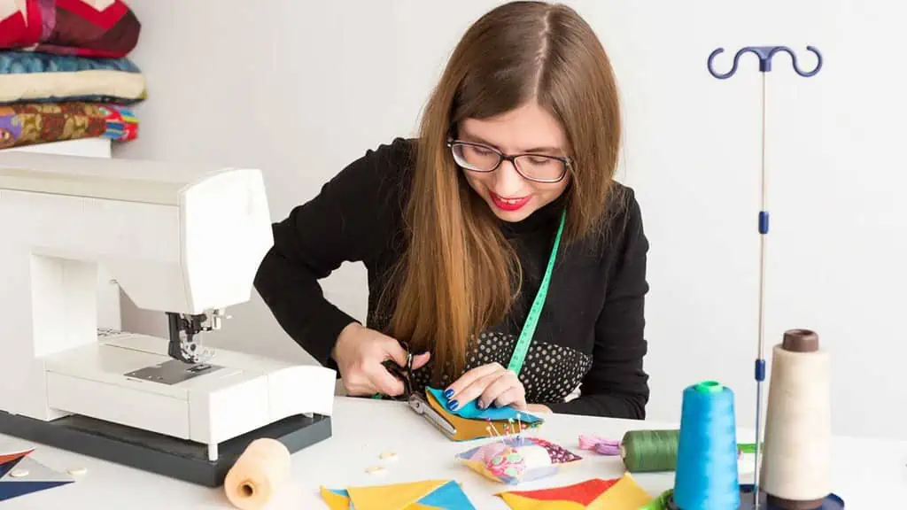 Woman working as entrepreneur