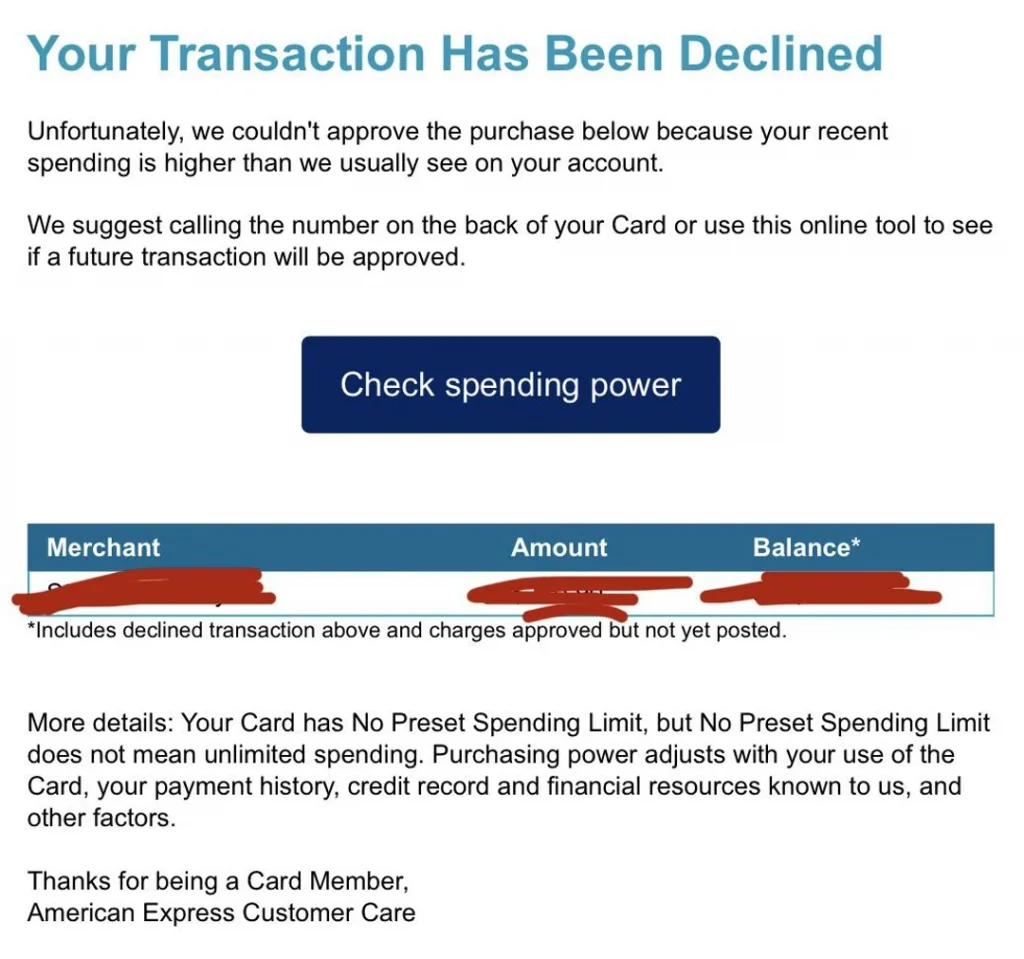 amex declined charges 1 - Amex Declined Charges - Why & How to fix