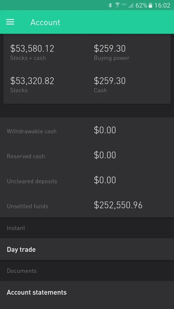 qgiw1mhftw7x - Robinhood Unsettled Funds - 5 Important things to know