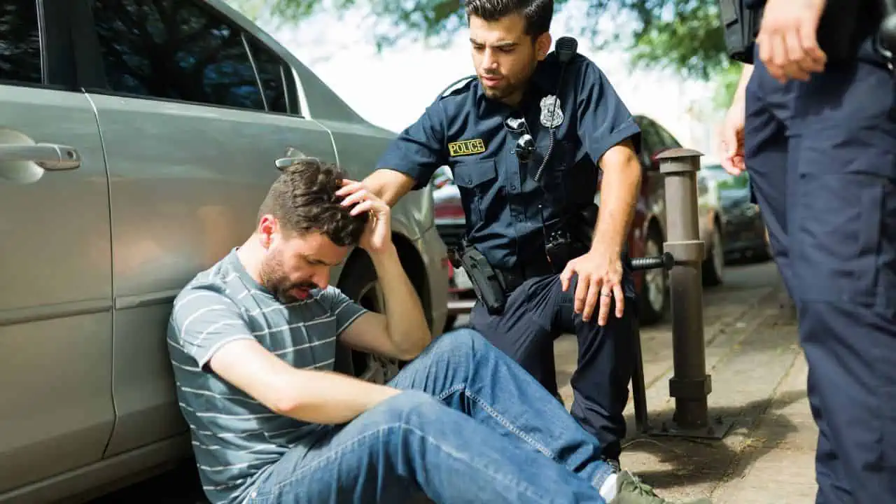 cop with civilian ss - 12 Things NOT to Say If You're Pulled Over by Police