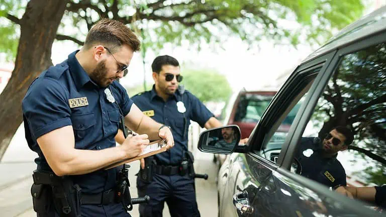 two cops pulled over ss - 12 Things You Should Never Say to Police When Pulled Over