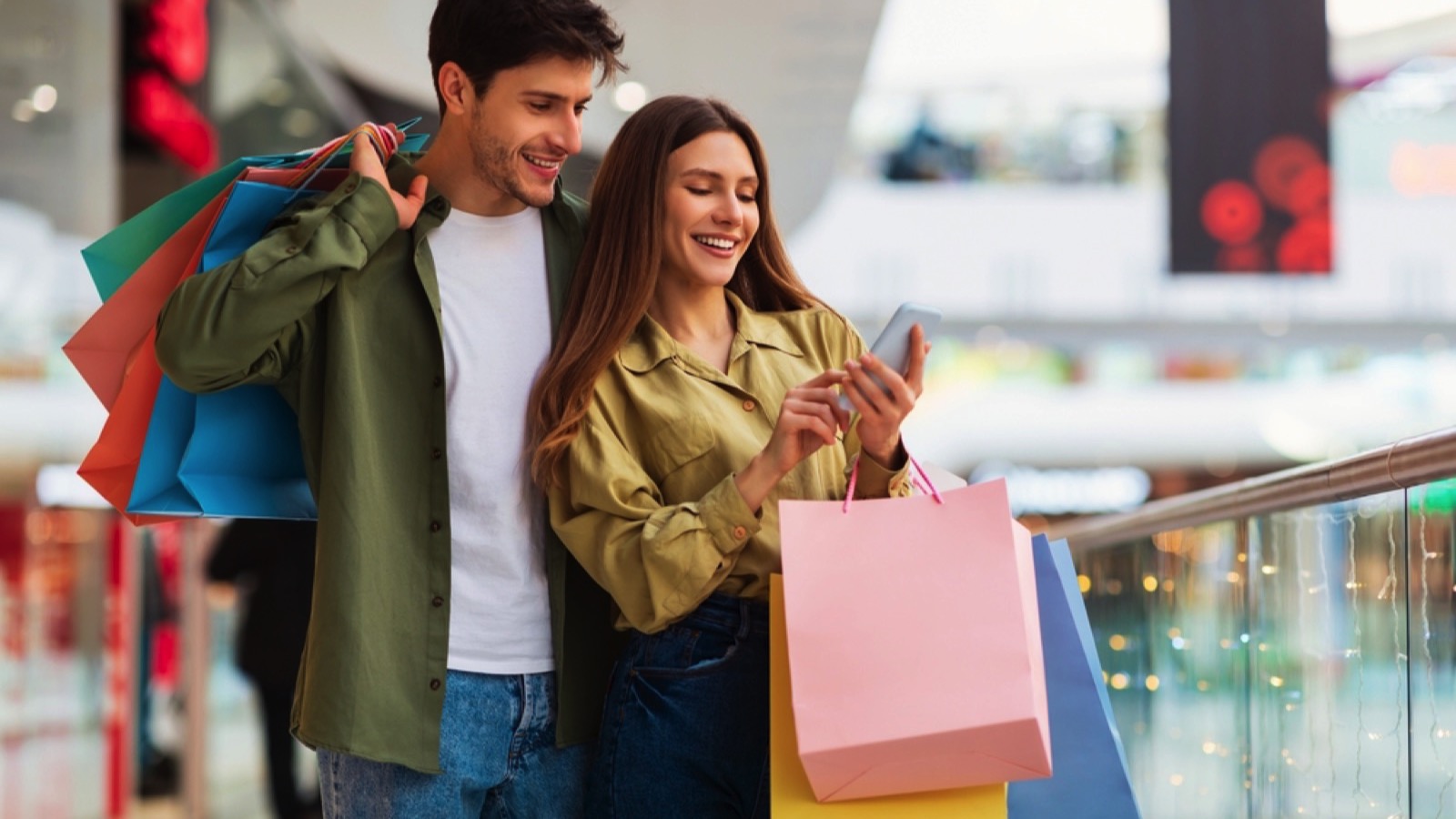 Couples shopping