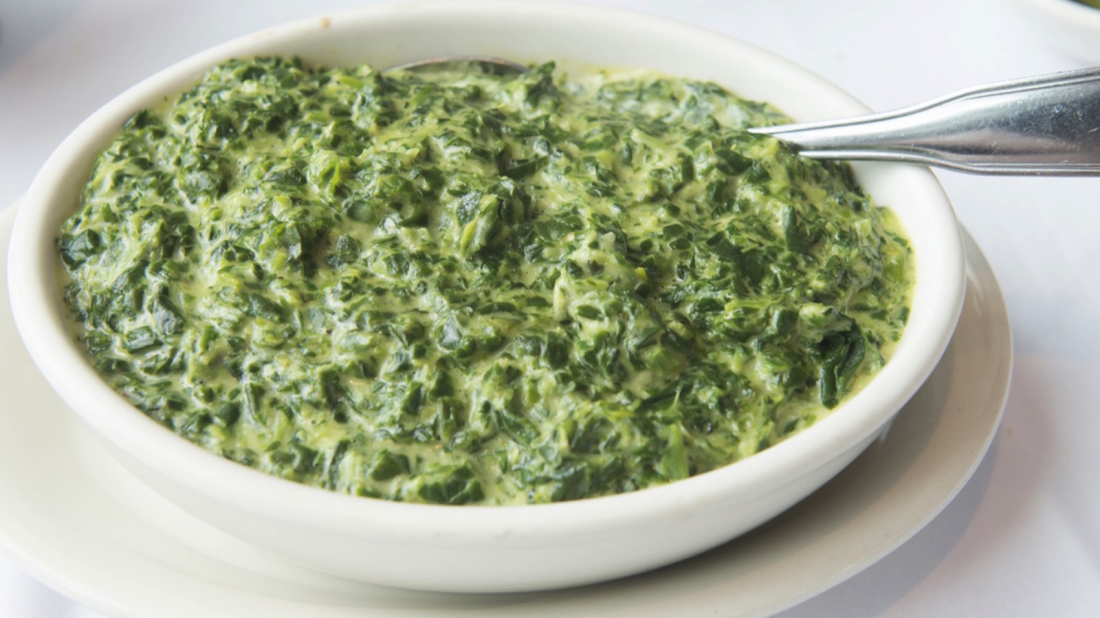 Creamed spinach
