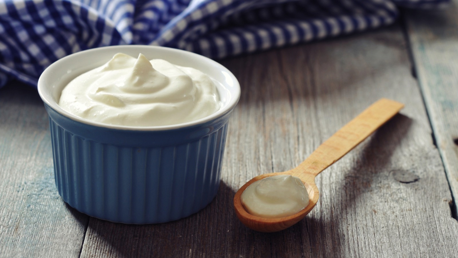 Greek Yogurt in ceramic bowl