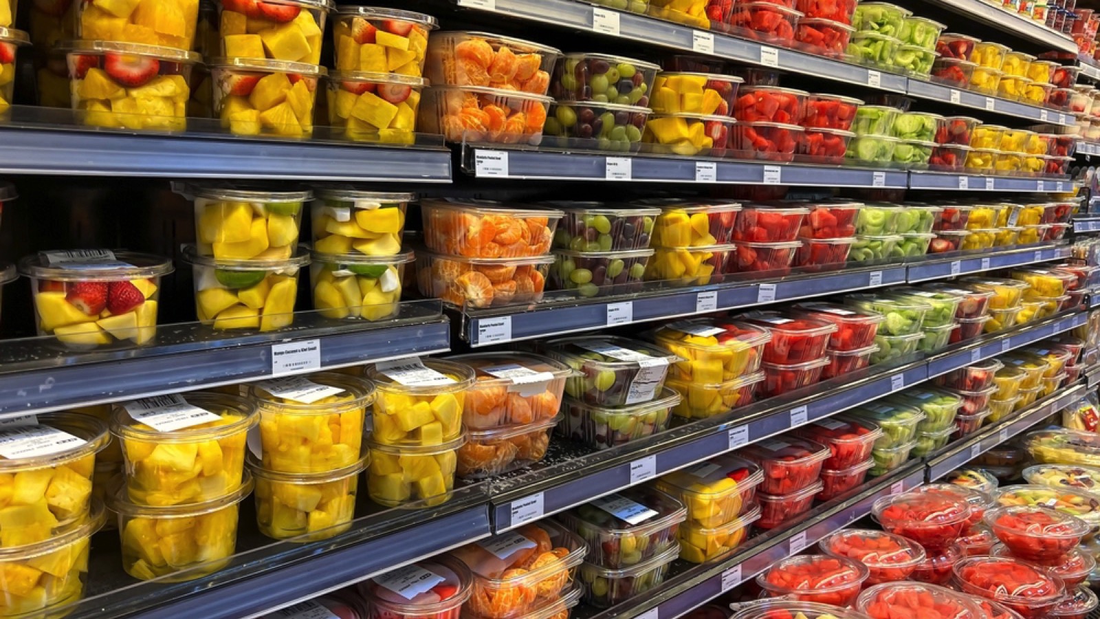 Pre cut fruits
