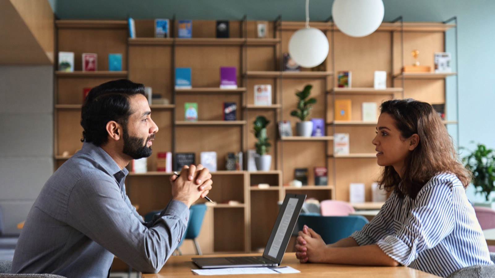 Male HR interview