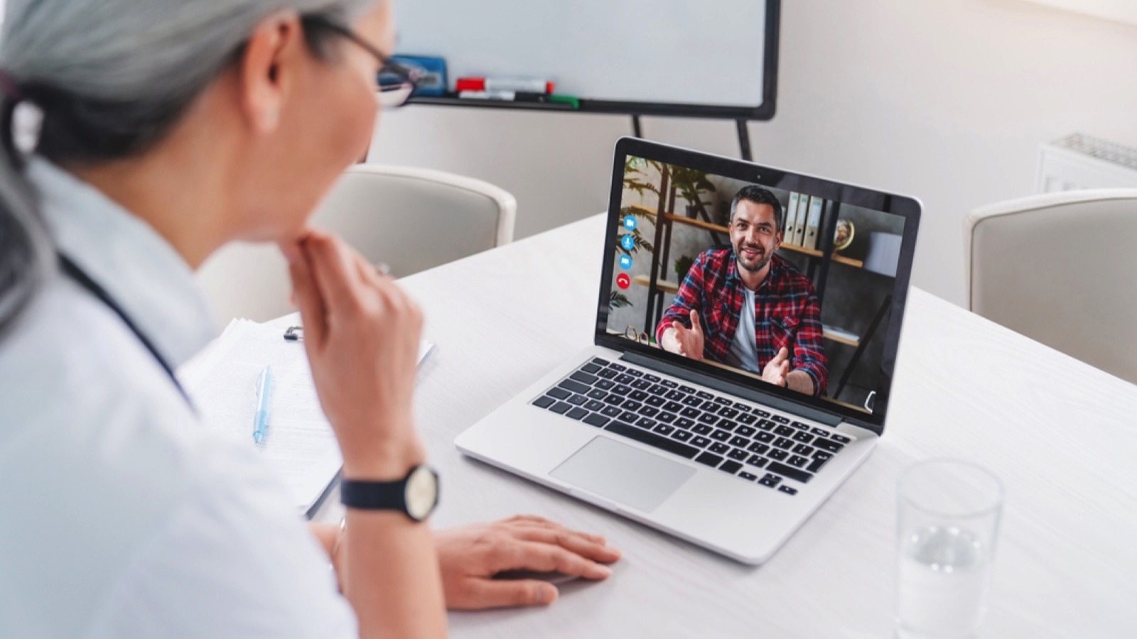 20% of Retirees Going Back to Work - Here Are 17 Flexible Work-From-Home Retirement Jobs 6 Senior woman Telehealth Nurse